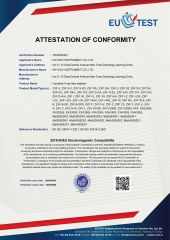 CE certificate certificate from RAYSOV Instrument Co., Ltd.