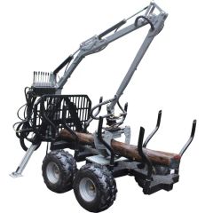 Timber Log Trailer with Crane for ATV and UTV - Image 3