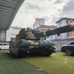 Advertising Inflatable Tank Model Advertising Giant Tank Origin China Material Oxford Technics Sewing Inflatable Gas Air - Image 6