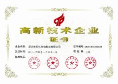 New High-tech Enterprise certificate from Chico Crop Science Co., Ltd.