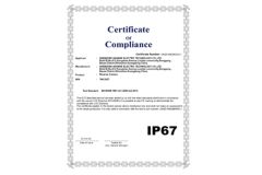 IP Certificate certificate from Shenzhen Topnavis Electronics Co., Ltd.