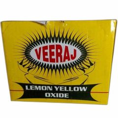 Powder Veeraj Lemon Yellow Oxide Flooring Colour Type Oxide Form Powder Color Lemon Yellow Packaging Type Box Packaging Size - Image 2