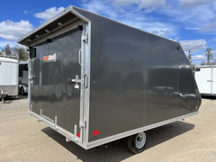 Enclosed Trailers / Sno Pro 101×12 Aluminum 2-Place Snowmobile Trailer w/Galvanized Package - Image 1