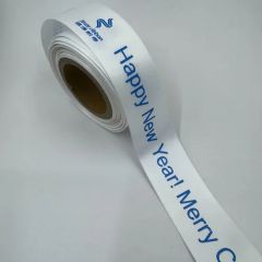 Wholesale 100 Polyester Single Face Color Satin Ribbon for Custom Logo - Image 1