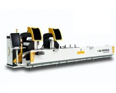 Automatic CNC Window Door Making UPVC Window Machine Double Head Cutting Saw Machine - Image 4