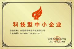 Certification Innovation Company of Nation Grade certificate of Focus Sensing and Control Technology Co., Ltd. – certificate photo, supplier certificates section