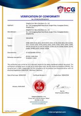 CE certificate from Qingdao Ever Glory Machinery Co., Ltd.