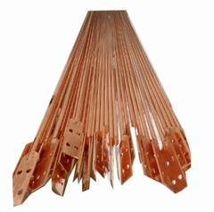 Copper Earthing Electrodes Electrode Length 3 m Copper Coating 100 µm Application Transformer Electrode Diameter 50 mm Conductor Material - Image 1