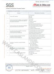 SGS Factory Audit Report certificate from Foshan Casland Garments Co., Ltd.