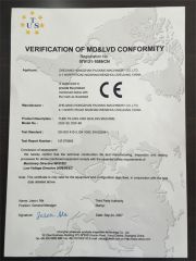 E certificate of Zhejiang Hongzhan Packing Machinery Co., Ltd. – certificate photo, supplier certificates section