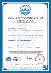 ISO9001 certificate from Ningbo Beilun Loveyoung Auto Accessories Co., Ltd.