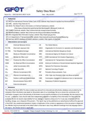MSDS/SDS certificate from Jiangsu Right Import&Export Co., Ltd.