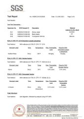 FDA certificate from Yongkang Wayee Industry Co., Ltd.