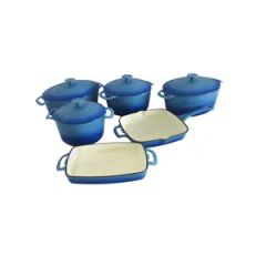 Cookwin Cast Iron 5PCS Enamel Cookware Set China LFGB FDA CE MOQ100 15D - Image 3