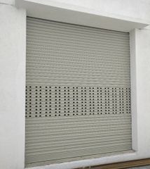 Mild Steel Perforated Rolling Shutter Height 7 - 8 feet Shutter Type SS/MS Material Mild Steel Density 65 - 300 kg/m3 Control Components Push - Image 2
