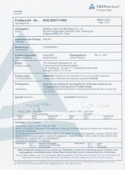 RoHS certificate of Wenzhou Jason Fan Manufacturer Co., Ltd. – certificate photo, supplier certificates section