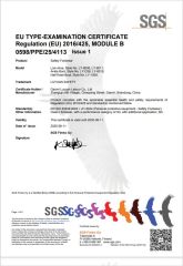 CE certificate from Gaomi Luyuan Labour Co., Ltd.
