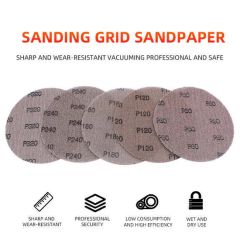 Round Sandpaper Discs for Drywall Abrasive Sanding Mesh Disc Shape Round Model Number 225mm Model NO. MSD-P240 HS Code 6805200000 - Image 4