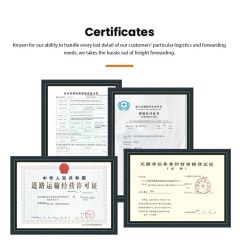 Certificates certificate from Shenzhen Flying Supply Chain Co., Ltd.