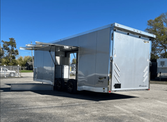 Enclosed Trailers / Enclosed ATC Car Trailer 2026 24ft. Aluminum ROM 550 w/Large Escape Door & LifeTrac 5758 - Image 1