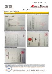 SGS-Supplier Assessment Report certificate from Taizhou Kedi Plastic Co., Ltd.