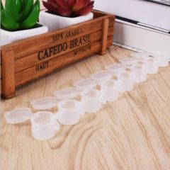 8*3ml Empty Watercolor Paint Pot Pod Strips Plastic Storage Container - Image 5