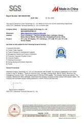 SGS certificate of SHEN ZHEN SMART SCIENCE TECHNOLOGY LIMITED – certificate photo, supplier certificates section