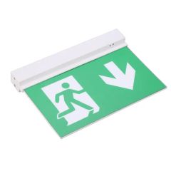 Fire Resistant Battery Backup Emergency Exit Sign Fire Exit Light - Image 2