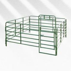 Portable DIY Farm Fence Modular Design for Temporary Horse Racetrack Enclosure - Image 1