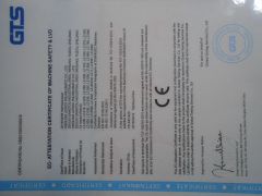 CE Certificate certificate from TAIZHOU LIZHOU PNEUMATIC TOOLS CO., LTD.