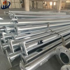 Single Arm 10m 11m 12m Metal Galvanized Steel Used Street Light Pole - Image 3