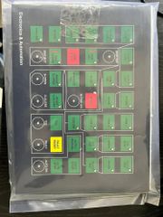 Batching Plant Operating Membrane Keyboards Color Black Key Layout Matrix Number Of Buttons 34 Size 12X10 inch (LXW) Max Supply Voltage - RTK Engineering Corporation