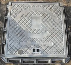 Square Manhole Cover and Frame, B125 Shape Square Origin China Standard En124 Surface Non-Slip HS Code 73251090 Trademark - Image 1