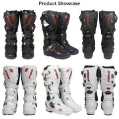 Motorcycle Waterproof Motorcross Shoes Armored Boot Protection - Image 1
