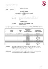 UL Certificate certificate from Hangzhou Topele Import And Export Co., Ltd.