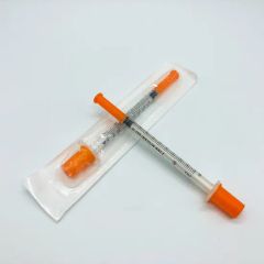 Medical Supply Disposable 1cc Syringe Insulin Syringe Group Adult Origin Hangzhou Trademark PHROGLU HS Code 9018310000 Transport Package PE or - Image 5