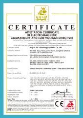 CE certificate from Fujian Air Technology Systems Co., Ltd