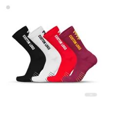 Cheap Wholesale Custom Terry Basketball Custom Logo Sport Socks - Image 6