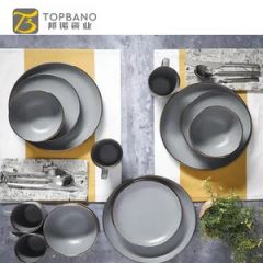 Ceramic Mug Glazed Color Tableware Fine Stoneware Dinner Set Origin China Model NO. TP0032DK HS Code 6911101000 Feature Eco-Friendly - Image 3