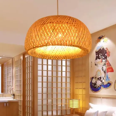 Round Rattan Lampshade - Handcrafted Natural Export from Vietnam - Image 3