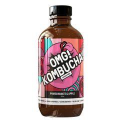 OMG! Kombucha Bottle Color Options Amber Or Clear Flavor Varieties Ginger, Coconut & Lime, Pomegranate & Apple Label Customization Available For Market-specific Translation, E.g., - Image 2