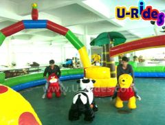 Promotion Fun Animal Ride Walking Animal Car Essential for Shopping Mall Playground - Image 2