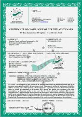 Car lift CE certificate certificate from QINGDAO CHERISH PARKING EQUIPMENT CO., LTD