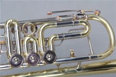 High Grade Rotary Trumpet (TR-400L) / Brass Instrument Trumpet - Image 3