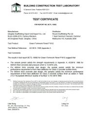 UILDING_CONSTRUCTION_TEST_LABORATORY2 certificate of Qingdao Yuanzhuo International Co., Ltd – certificate photo, supplier certificates section