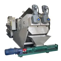 Multiple Disc Purifying Waste Water Environmental Sludge Dewatering Screw Filter Press - Image 3