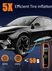 Portable Air Compressor Space Saving Tyre Inflator - Image 2
