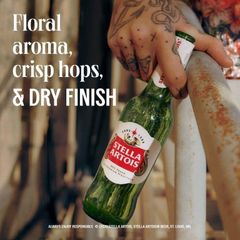 Wholesale Stella Artois Premium Lager Beer, 12 pack, 11.2 fl oz Glass Bottles, 5% ABV - Image 4