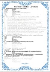 CPC certificate from Yangzhou Detuo Trading Co., Ltd.