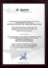 European Union Appearance Patent certificate from Shenzhen Sunboo Technology Co., Ltd.